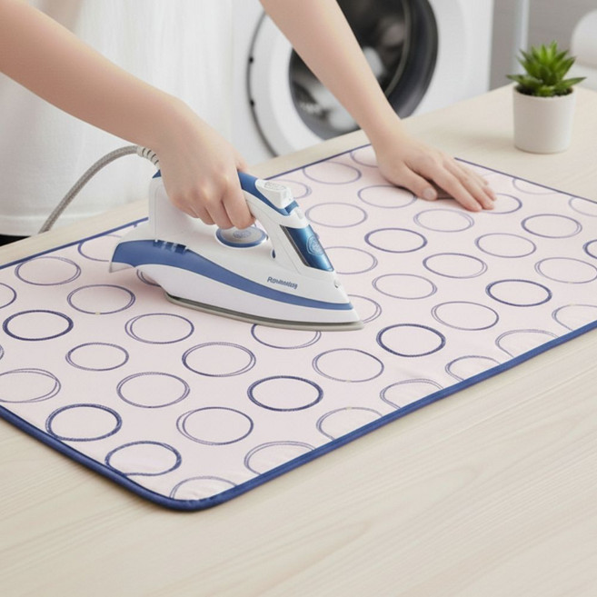 하이어스 다리미 매트 다리미판 다림질 접이식 미끄럼방지, 핑크
