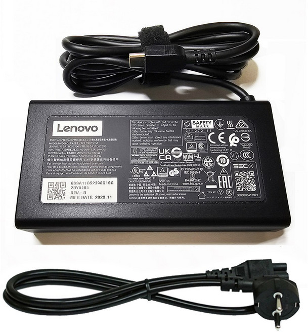 레노버 정품 C타입 100w 20V 5A PD 충전기 노트북 어댑터 ADL100YDC3A, 어댑터+3구, 1개