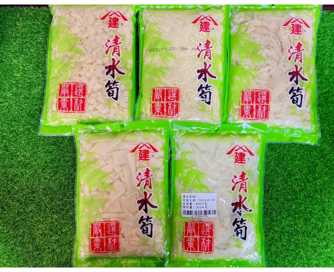 建源 清水筍 筍角 筍絲 筍干 筍片 筍絨 600g, 1個