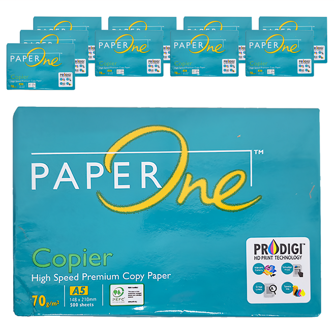 PAPER One Copier 多功能高效影印紙, A5, 10包