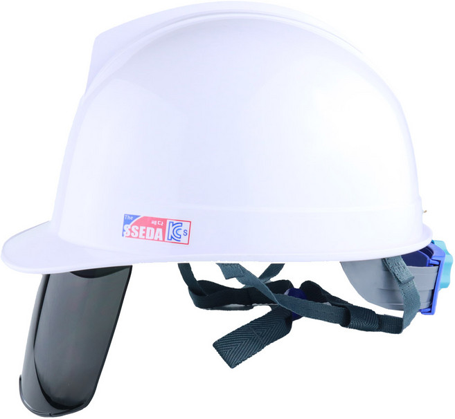 쎄다 차광 고글안전모 자외선차단 보안경 투구안전모, 1개, 5도