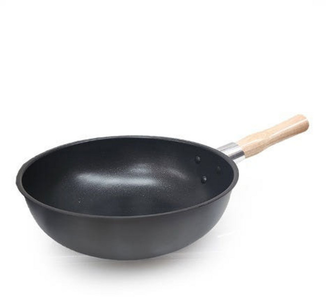 토스코 코팅 자루 중국팬 30cm 0450/ 영업용 전문가용 식당용 궁중팬, 1개