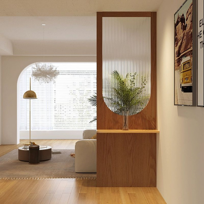 거실 유리가벽 원목파티션 인테리어 칸막이시공 공간분리, 스타일 4