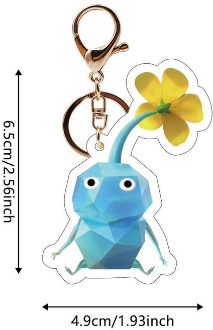 Pikmin 4 皮克敏 鑰匙圈 Nintendo 遊戲周邊, 1個, 【皮克敏冰塊】