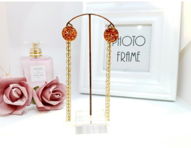 스와로브스키 크리스탈락귀걸이