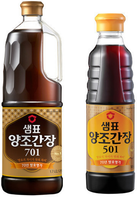 샘표양조간장 701 1.7L + 양조간장501 500ml 요리재료, 1세트