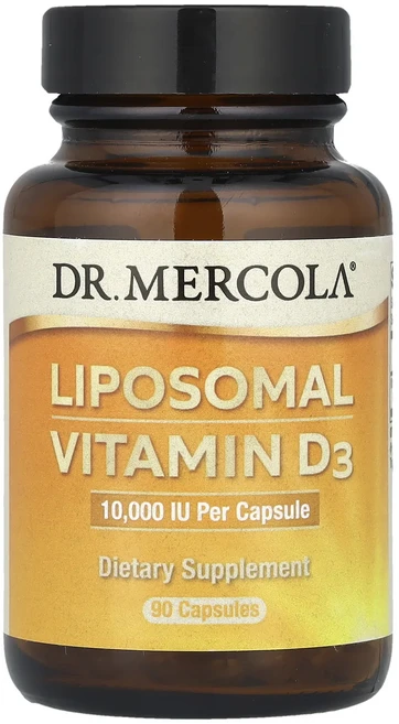 Dr. Mercola 리포소말 비타민D3 250mcg(10000IU) 캡슐 90정, DrMercola리포소말비타민D3250mcg10000I, 1개 - 쿠팡