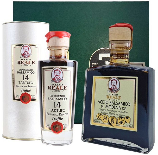 이탈리아 아체타이아 레아레 14년숙성 트러플 & 10년숙성 발사믹 IGP 2종세트, 1세트, 350ml
