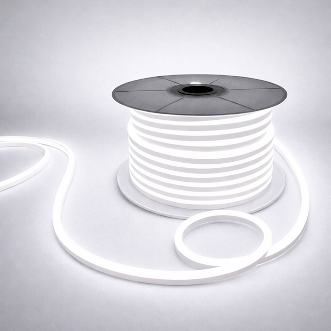 선세이브 [부속품 포함] LED 네온플렉스 50M 7W 단면형 AC, 1개, 네온플렉스 흰색