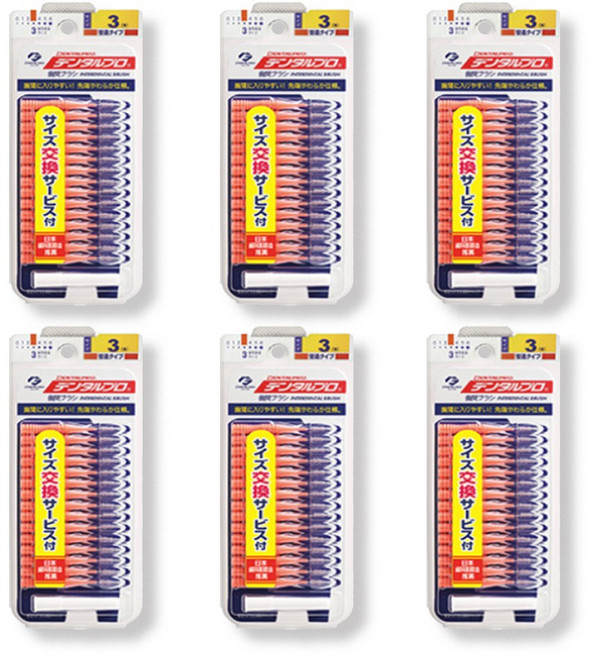 잭스 덴탈프로 치간칫솔 S, 6개, 15개입