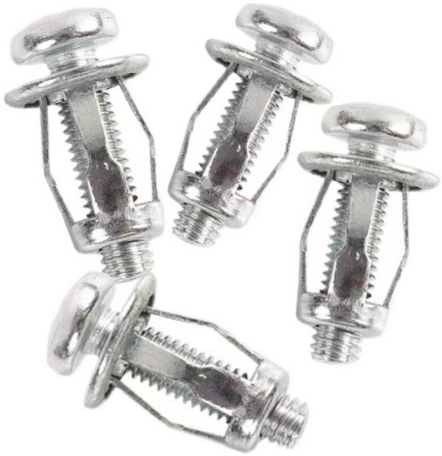 튼튼한 고정력 셀프 나사 꽃잎 확장 잭너트 세트, 1세트