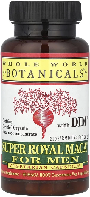 몸관리하세요 겨울입니다 Whole World Botanicals 남성용 수퍼 로얄 마카 500 mg 90 베지 캡 특별관리진행, WholeWorldBotanicals남성용수퍼로얄마카5, 1개, 90정 - 쿠팡