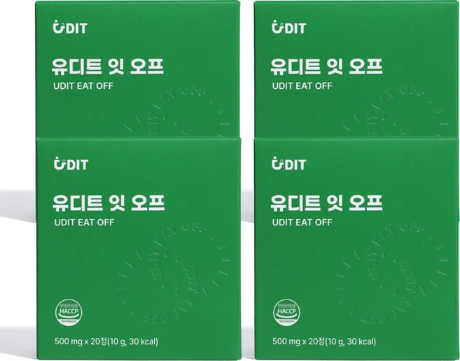 유디트 잇오프 인도 과라나 추출물 혈당 케어 체지방 감소, 4박스, 20정 - 쿠팡