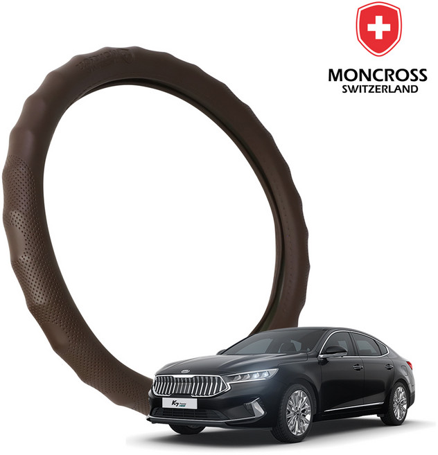 딜온 몽크로스 숨쉬는 메가그립 타공 프리미엄 핸들커버, K7 브라운