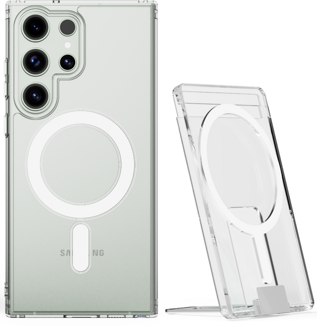 가꼬싶다 강력 맥세이프 케이스 + 2장 수납 투명 카드지갑