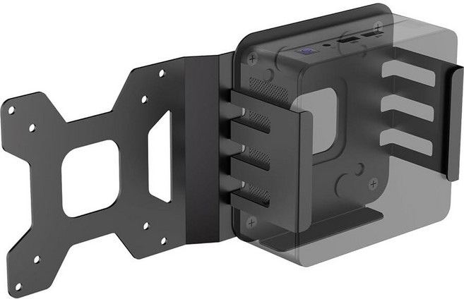 233030 Pholiten Mac mini M4/M4 Pro Mounting Bracket with VESA Mount - 75x75mm to 100x100mm Monitor