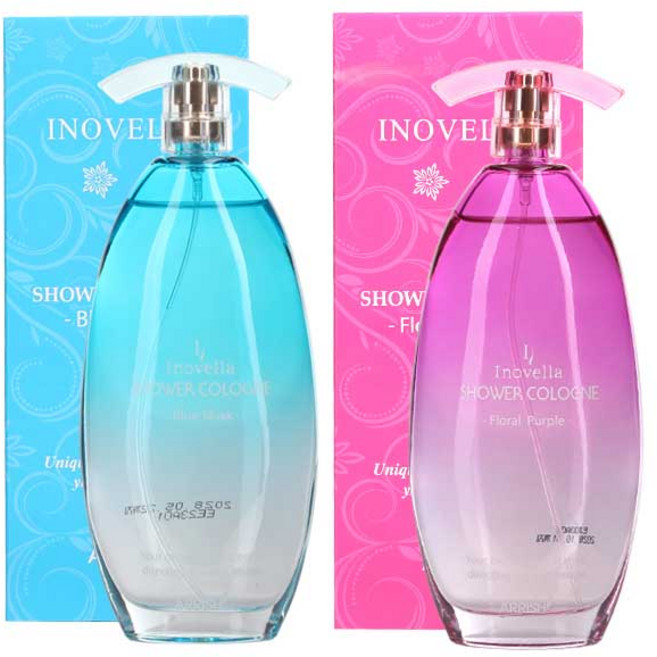 이노벨라 에리쉬 샤워코롱 블루머스크+후로랄퍼플, 2개, 150ml