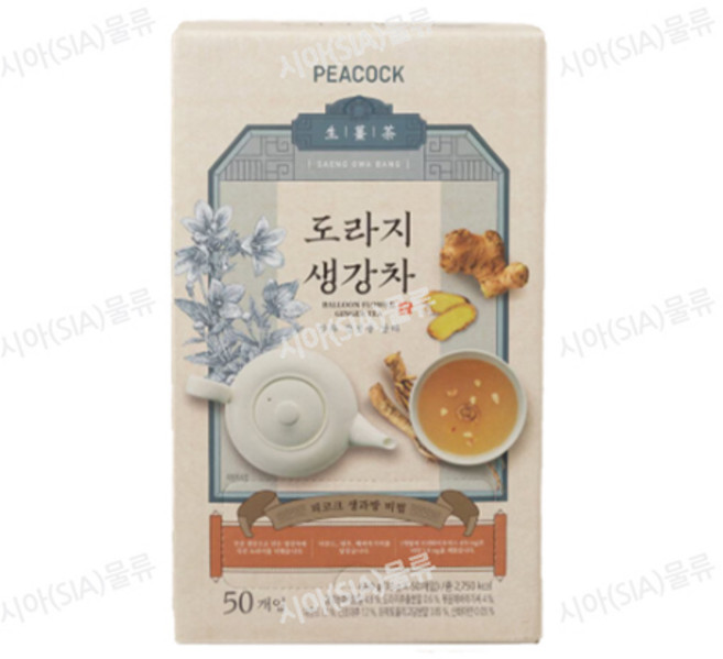 피코크 도라지 생강차 (13g), 13g, 1개, 50개입
