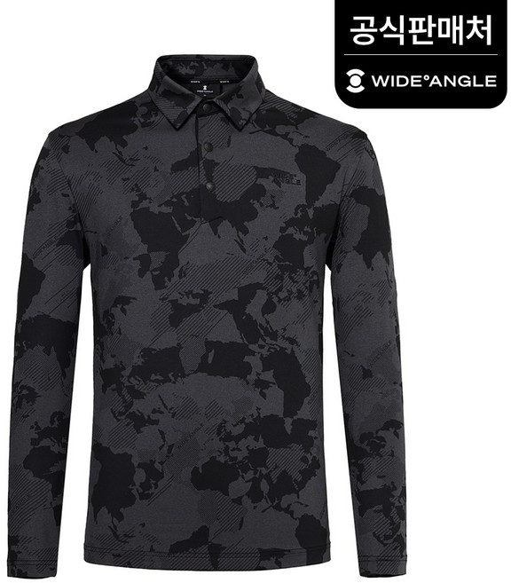 와이드앵글 공식 남성 TO 카모플라쥬 폴로 골프 티셔츠 M WMP25214C8
