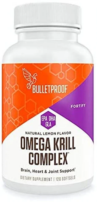 Bulletproof Omega Krill Complex 불렛프루프 오메가 크릴 컴플랙스 120소프트젤, 1개, 1, 120정 - 쿠팡