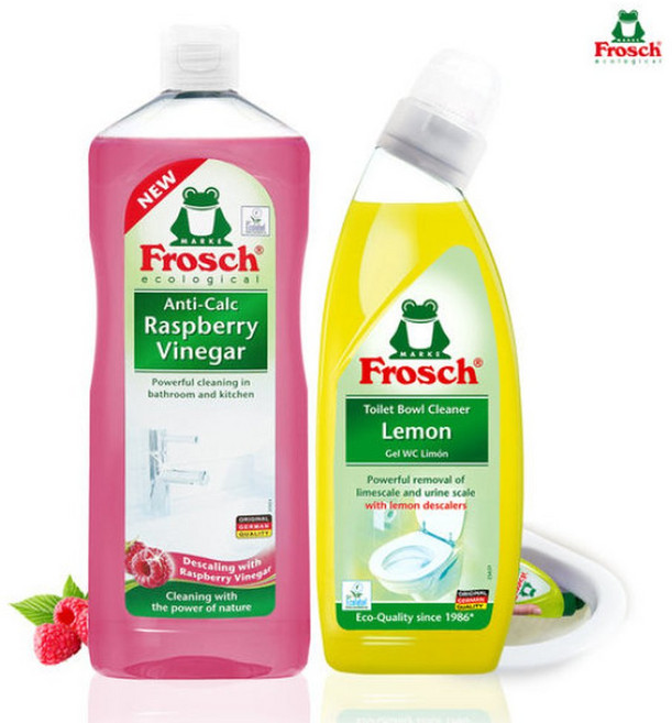 프로쉬 욕실 청소 2종 라즈식초다목적+레몬변기세정, 1세트, 1.75L