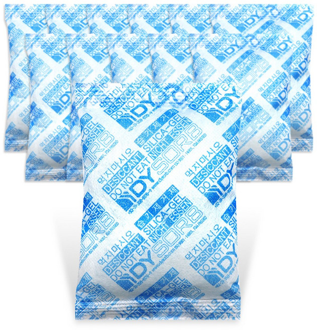 부직포 실리카겔 제습제 제품용 산업용 습기제거제, 100g, 20개