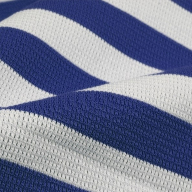 CRT 062 탐나요 면20수 와플 스트라이프 스판 원단 단가라 패브릭 대폭 줄무늬 천, 1개, 블루