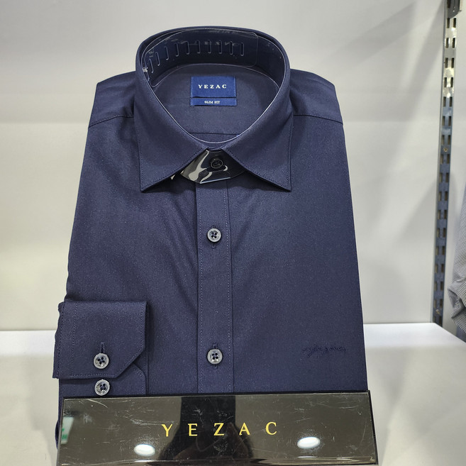 예작 예작 YJ4FBS155 솔리드 모달스판 스트레치 슬림핏 긴팔셔츠_SC