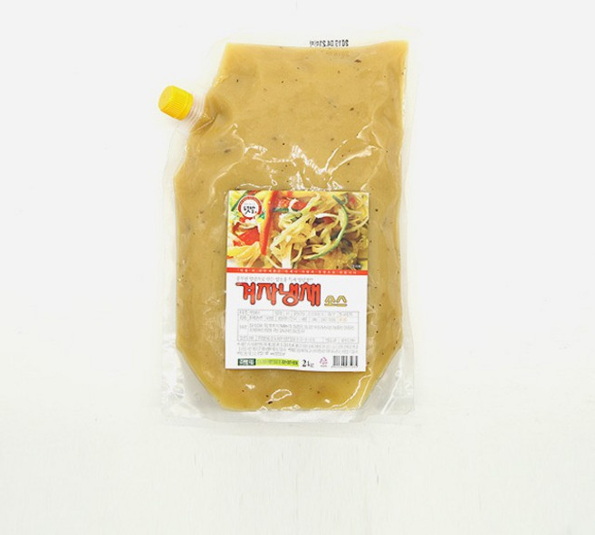 텃밭 냉장 겨자냉채 소스 2kg, 1개, 1g
