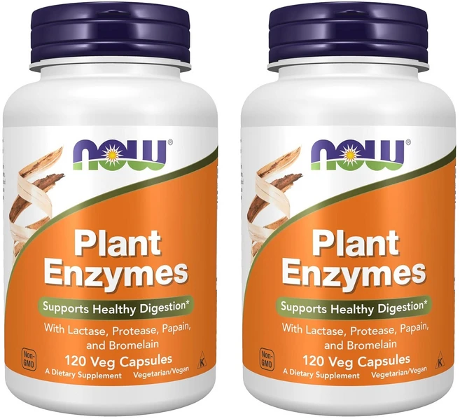 나우푸드 플랜트 엔자임 베지 캡슐 비건, 120개입 × 2개, 2개, 120정 - 쿠팡