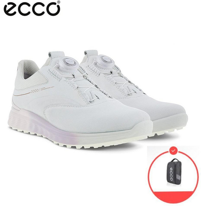에코 코리아 에스 쓰리보아 발편한 여성 골프화+신발주머니 1+1 102973-60621
