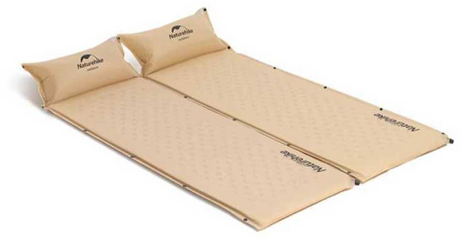 네이처하이크 베개 일체형 매트 2인용 캠핑 차박