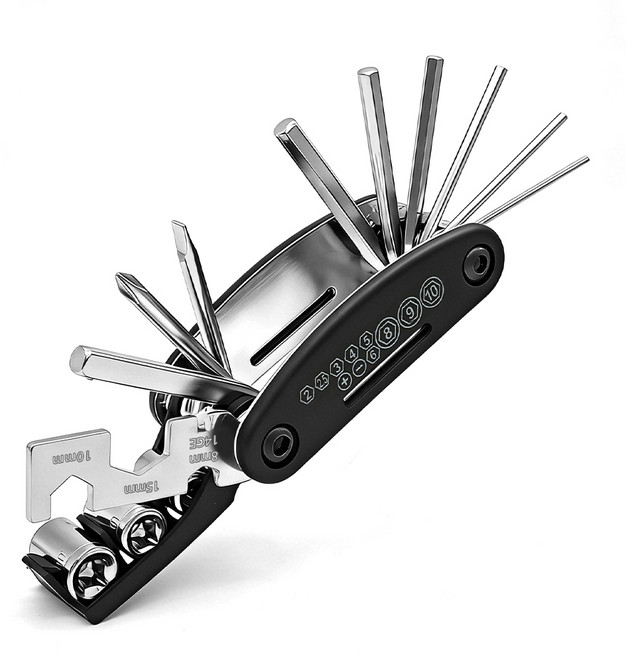 휴대용 자전거 다용도 공구 세트, 1개