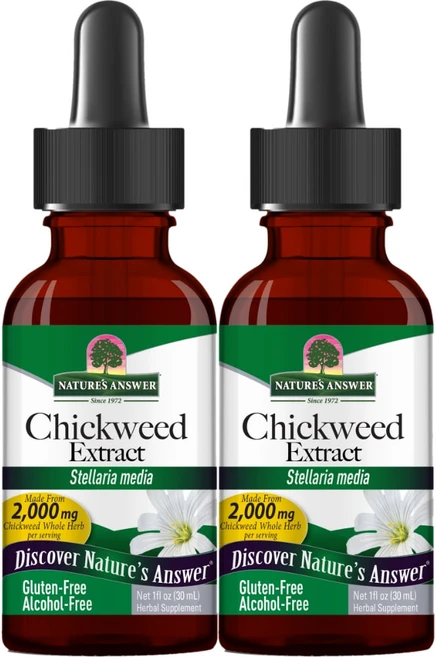 네이처스앤서 고흡수 별꽃 추출물 2000mg 액상 액체, 2개, 30ml - 쿠팡