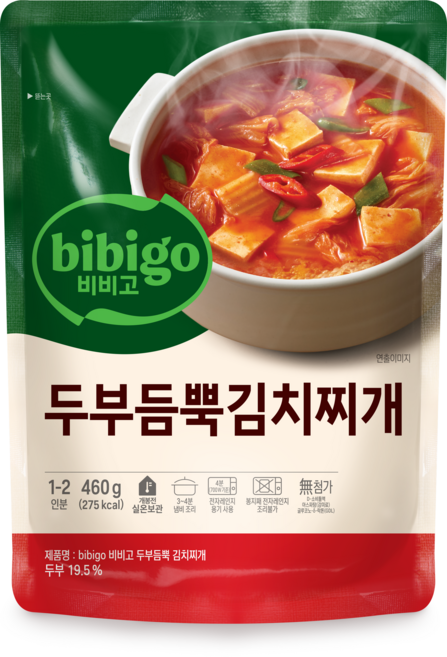 비비고 두부김치찌개, 460g, 8개