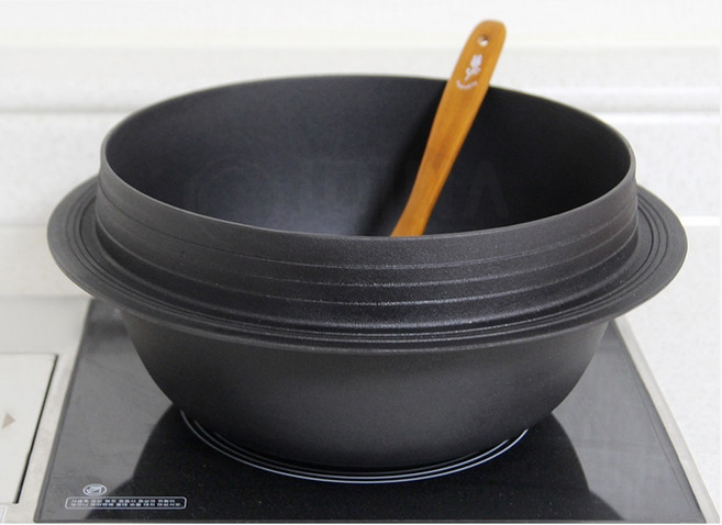 옛날 그맛 누룽지 가마솥밥하기 인덕션 용 무쇠 ih 가마솥 뚝배기 솥밥 백숙 찜닭 밥솥, 4인용 16cm, 1개