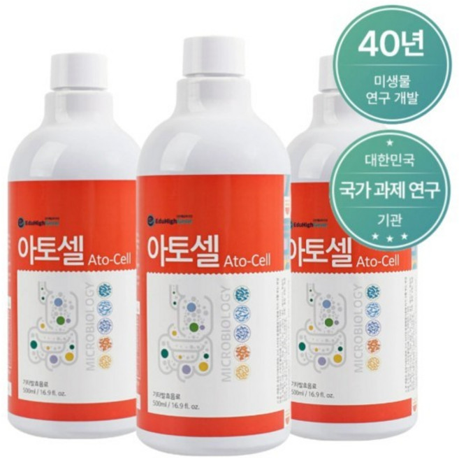 아토셀 500ml x 3병, 1개