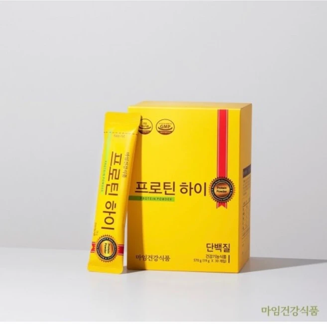 마임 프로틴 하이 (단백질/근육구/ 에너지 합성/필수영양), 1개, 19g - 쿠팡