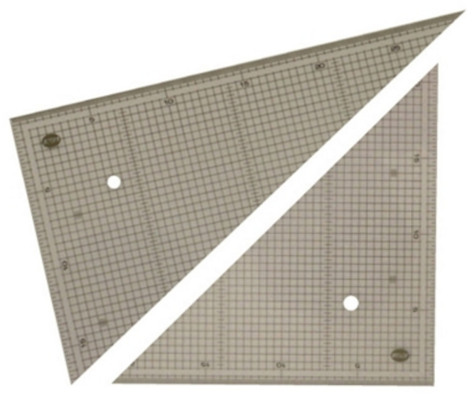 아톰 삼각자 30cm 방안 SB300, 본상품선택, 단품