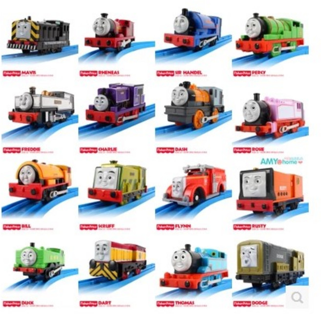 토마스와 친구들 전기 셀티 기차 에드워드 디젤 트랙 시리즈 기차모형 리모컨, 도지, 박스 포장, 1개