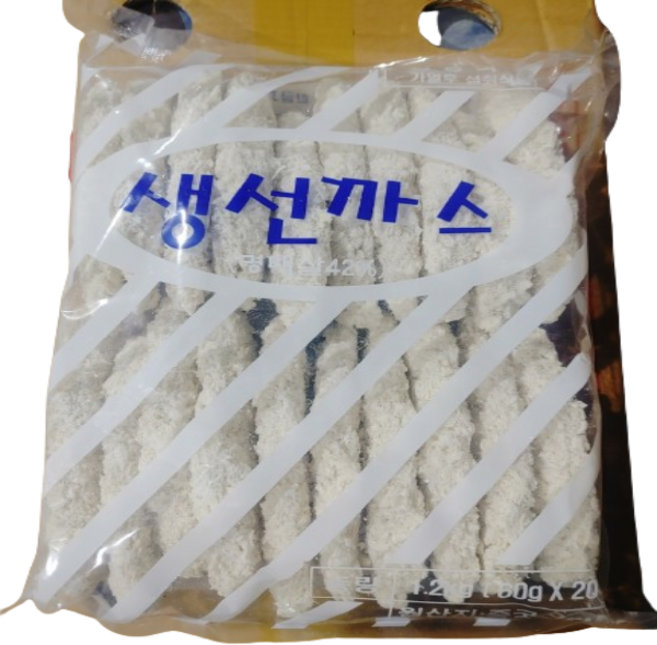 사리원 생선까스 1.2kg, 5개