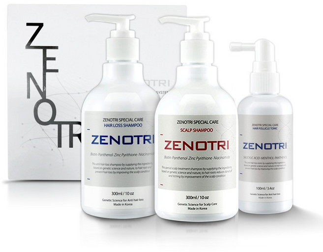 제노트리 비듬&탈모케어 기프트팩B(두피 모근샴푸300ml 1개씩 모근토닉100ml 1개), 1세트