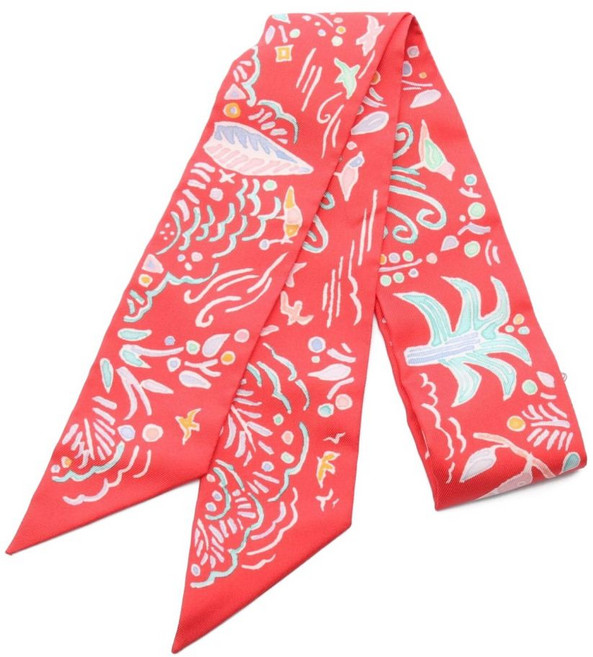 에르메스 중고 2021 아이솔라 디 프리마베라 실크 스카프