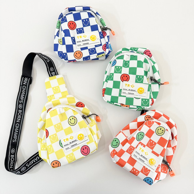 [땡스스토리] KC인증 스마일 키즈 슬링백 단품 5종 색상