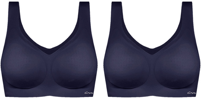 앤 왁스 꿈의브라 베이직 무봉제 심리스 노와이어 퓨징 브라 처짐방지 런닝형 2종 &WOX