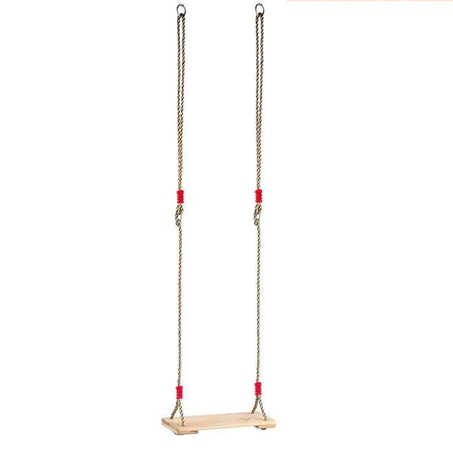 목재 정원 그네 휴대용 고강도 조절 가능한 로프 어린이용 걸이 의자 실내외 가정용 거실 공원 의자, 01 육군 녹색