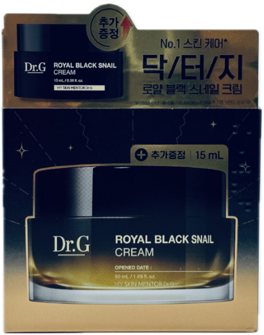 닥터지 로얄 블랙 스네일 크림 50ml + 사은품 랜덤 증정, 1개