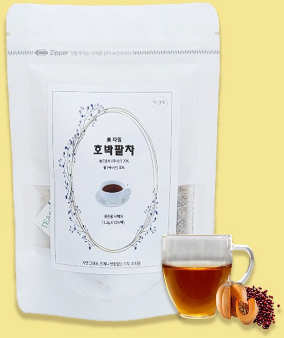 미타임 휴대용 호박팥차 PLA 티백, 1개, 10개입, 1.2g