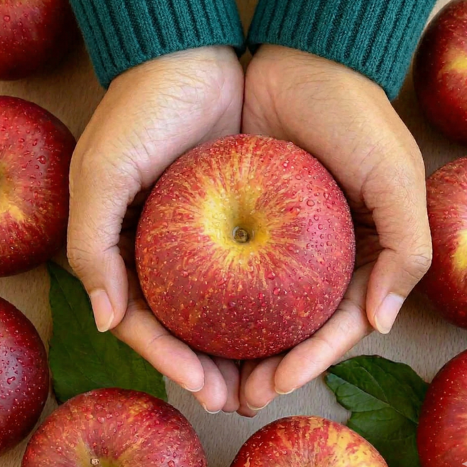 [전국최저가] 재구매폭주 초고당도Brix 아삭한 부사사과, 1개, 2kg