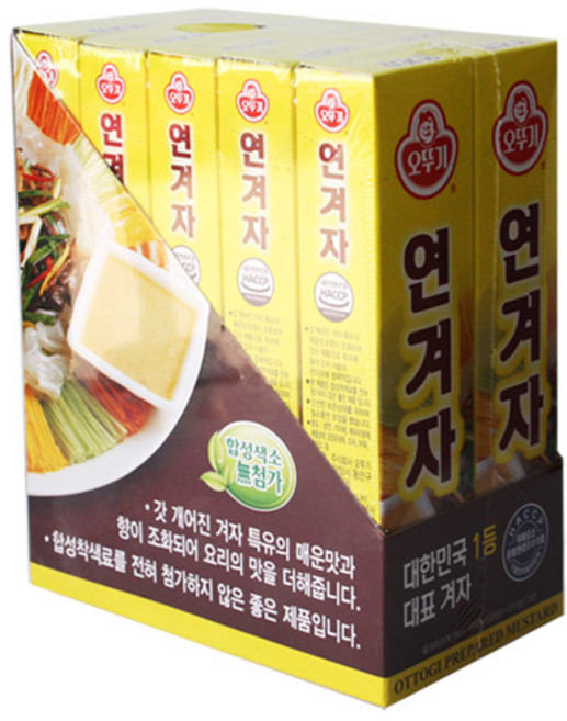 오뚜기 오뚜기 연겨자100gX24개입(1박스), 24개, 100g, 상세페이지 참조